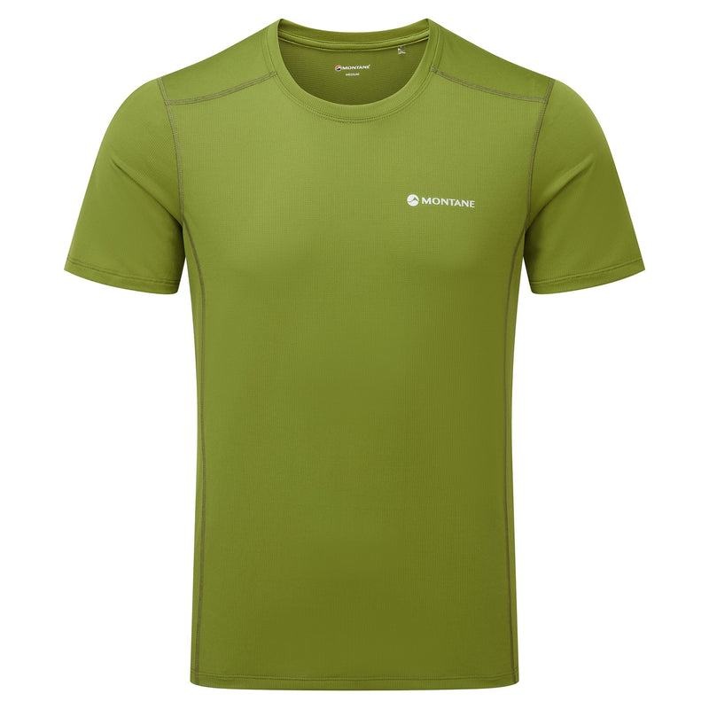 Green Montane Dart Lite Men\'s T Shirts | RUX2285GP