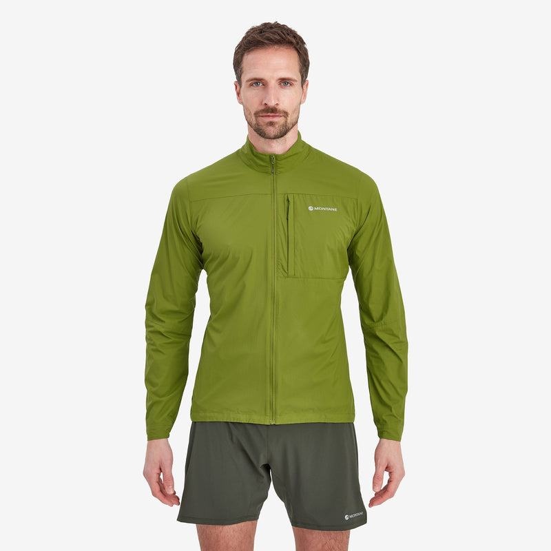 Green Montane Featherlite Windproof Men's Jackets | UYB1595ER