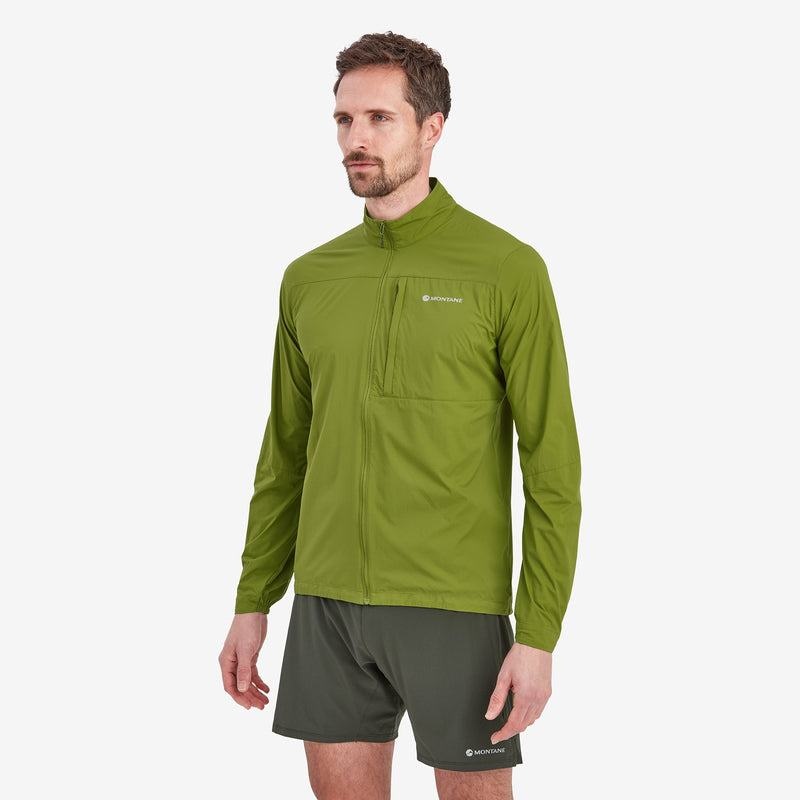 Green Montane Featherlite Windproof Men's Jackets | UYB1595ER