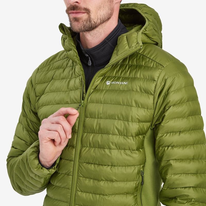 Green Montane Icarus Lite Hooded Men's Jackets | PDZ5960YX