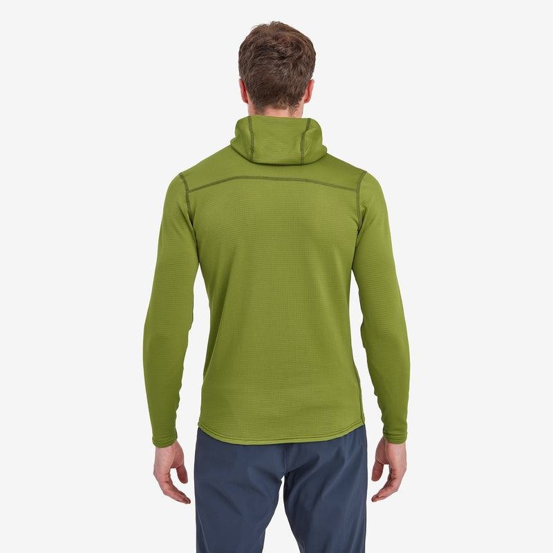 Green Montane Protium Lite Hooded Pull On Men's Fleece | QDE8722EC