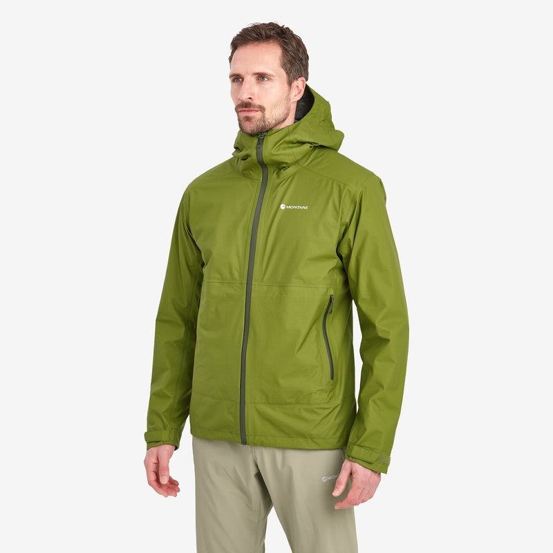 Green Montane Spirit Lite Men's Waterproof Jackets | FMP2533TL