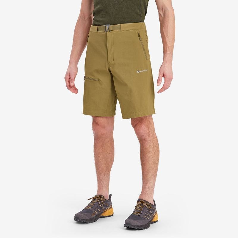 Green Montane Tenacity Men's Shorts | PDE7586UA