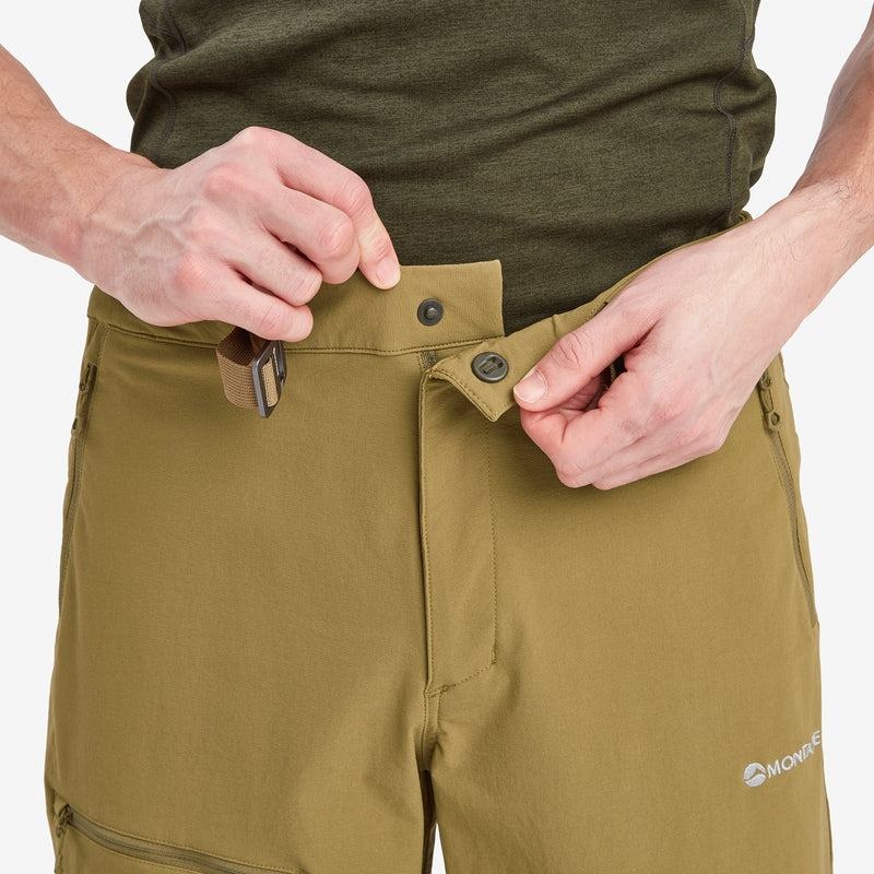 Green Montane Tenacity Men's Shorts | PDE7586UA