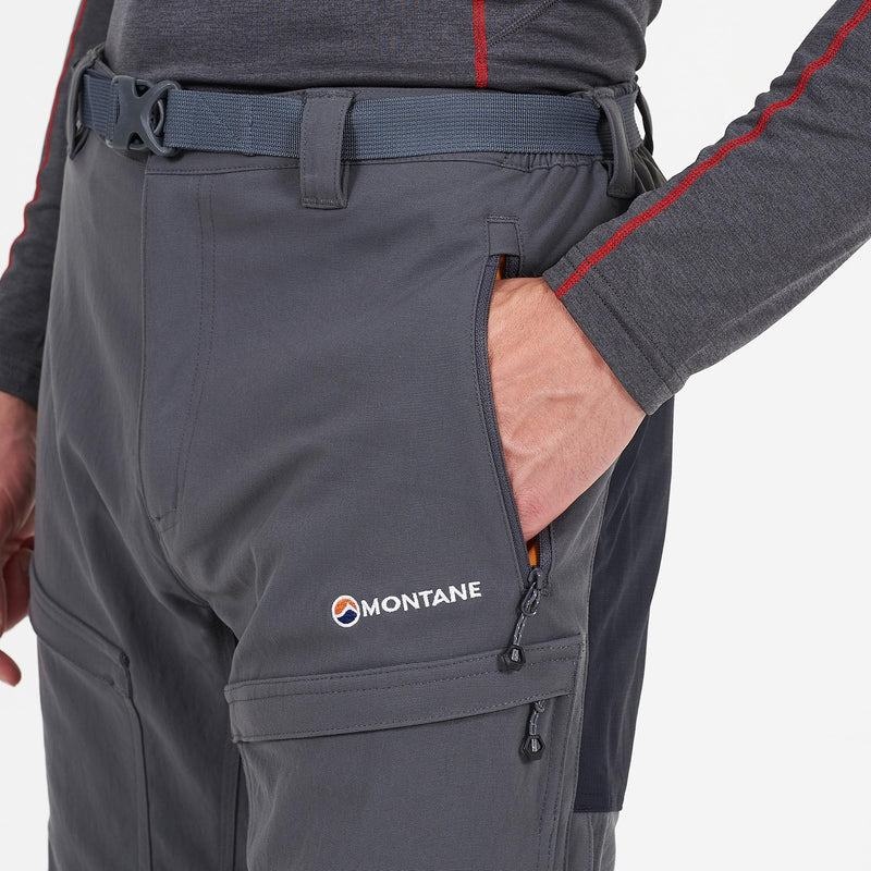 Grey Black Montane Super Terra Men's Pants | ZXX347ON