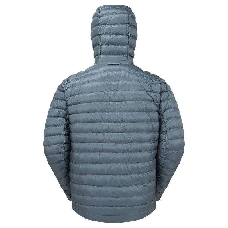 Grey Blue Montane Anti-Freeze Hooded Men's Down Jackets | LWX3335DK