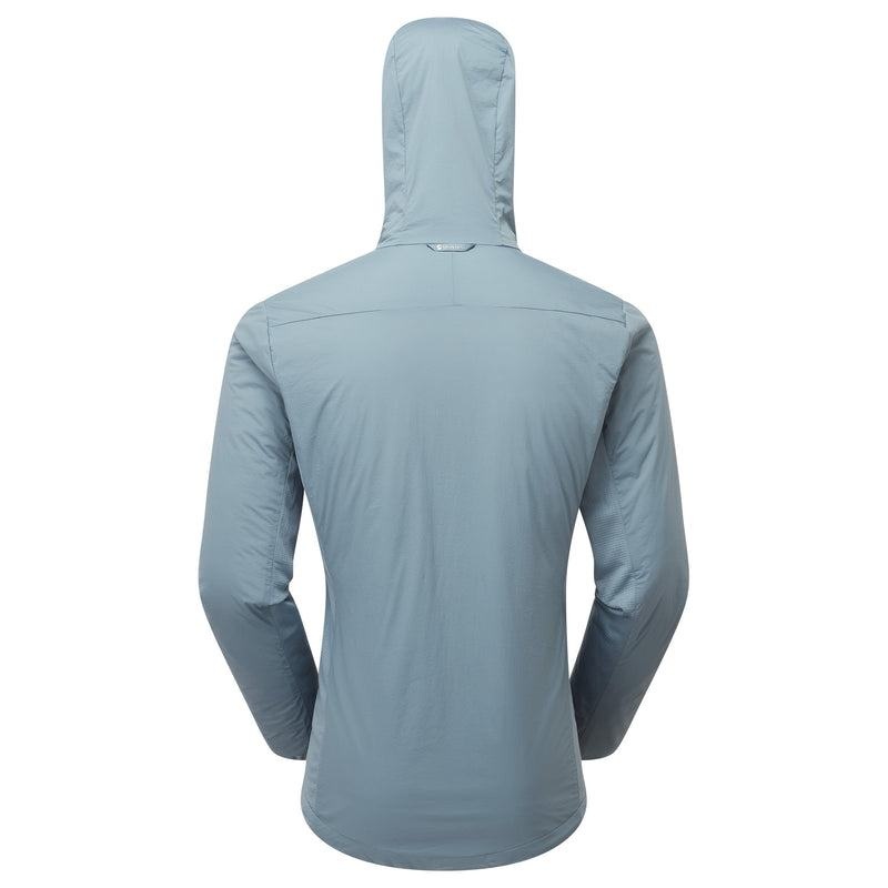 Grey Blue Montane Fireball Lite Hooded Men's Insulated Jackets | WOT7247FD