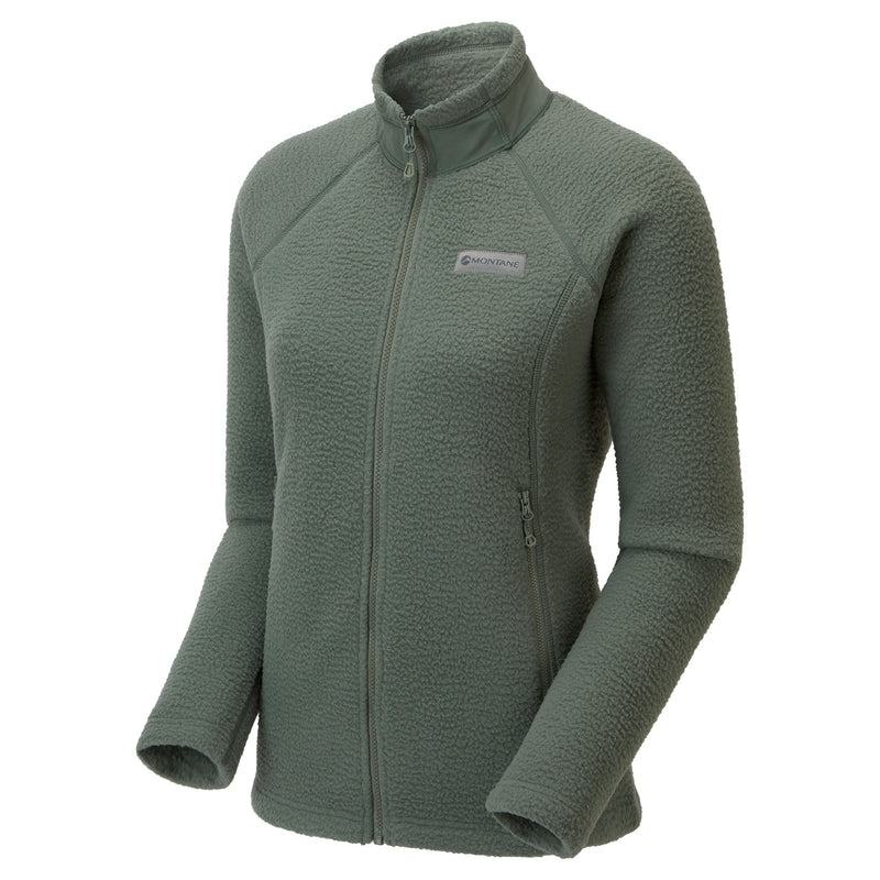 Grey Green Montane Chonos Women's Fleece Jackets | IQZ4560VX