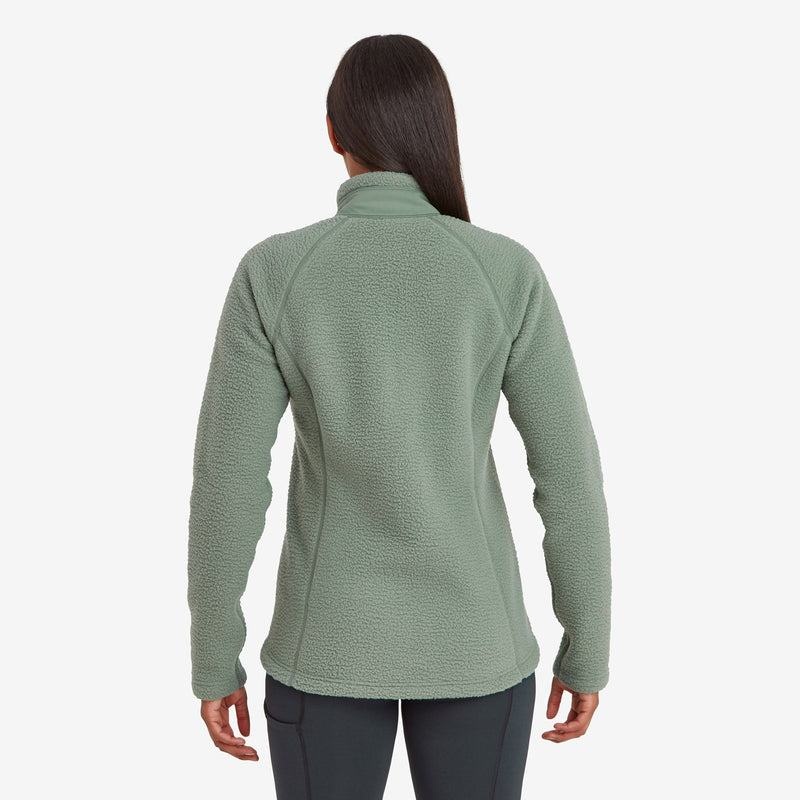 Grey Green Montane Chonos Women's Fleece Jackets | IQZ4560VX