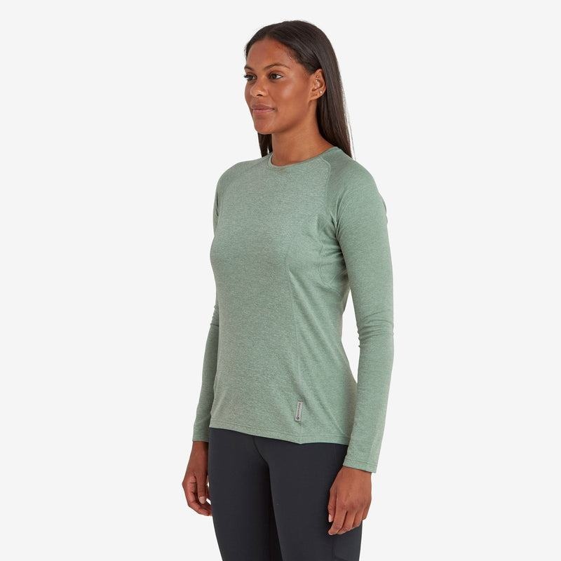 Grey Green Montane Dart Long Sleeve Women's T Shirts | ZUU8723LG