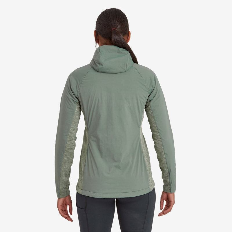 Grey Green Montane Fireball Lite Hooded Women's Insulated Jackets | XEA9246SC