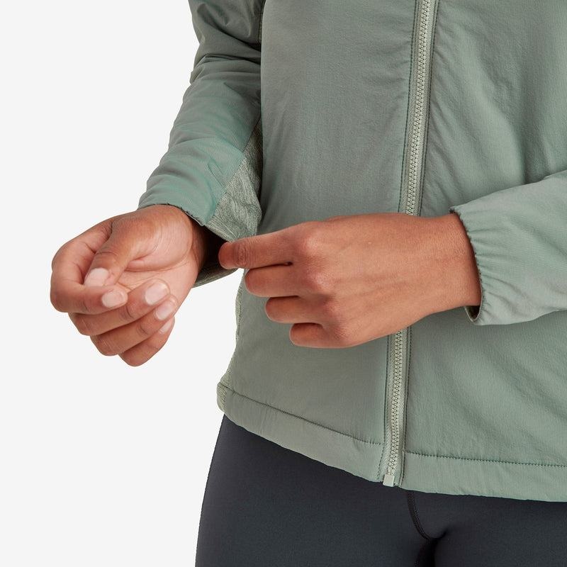 Grey Green Montane Fireball Lite Hooded Women's Insulated Jackets | XEA9246SC