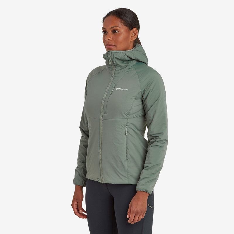 Grey Green Montane Fireball Women's Softshell Jackets | DQR2288QR