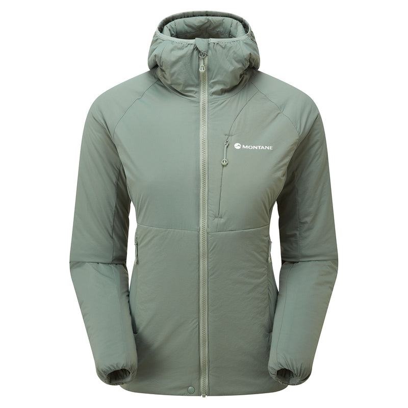 Grey Green Montane Fireball Women\'s Softshell Jackets | DQR2288QR