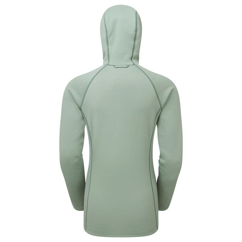 Grey Green Montane Fury Hooded Women's Fleece Jackets | JXX7898QW