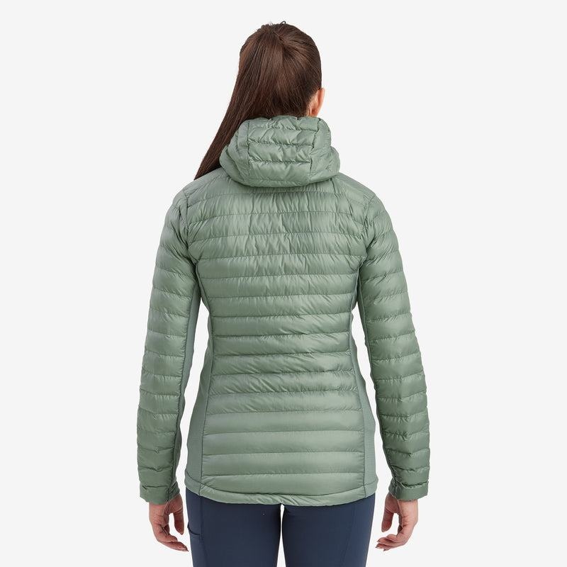 Grey Green Montane Icarus Lite Hooded Women's Jackets | AOQ6245AQ