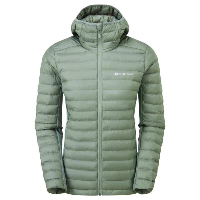 Grey Green Montane Icarus Lite Hooded Women\'s Jackets | AOQ6245AQ