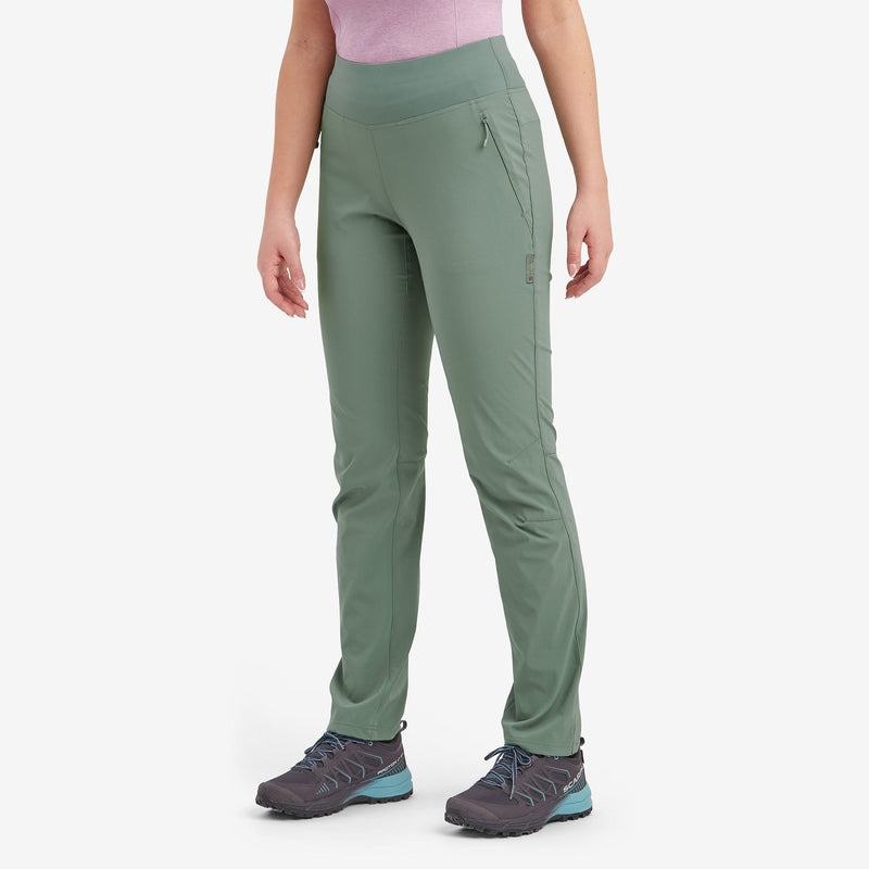 Grey Green Montane Tucana Lite Stretch Women's Leggings | DPO7532SV