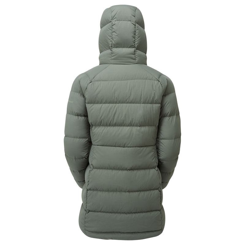 Grey Green Montane Tundra Hooded Women's Down Jackets | USQ9838GV