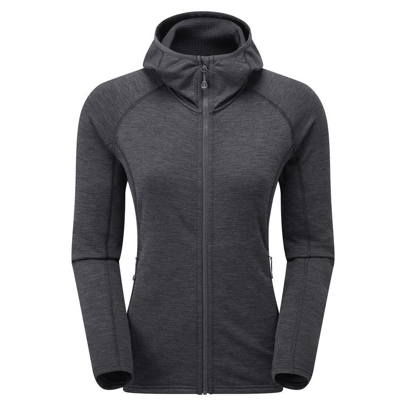 Grey Montane Protium Hooded Women\'s Fleece Jackets | YMX946FL