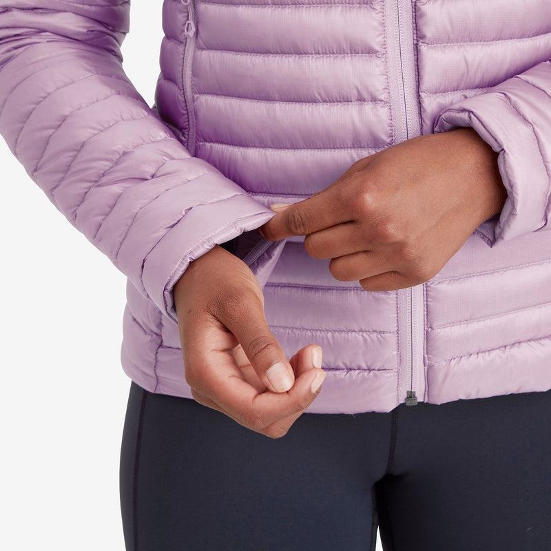 Grey Purple Montane Anti-Freeze Lite Hooded Women's Down Jackets | PKI441CV