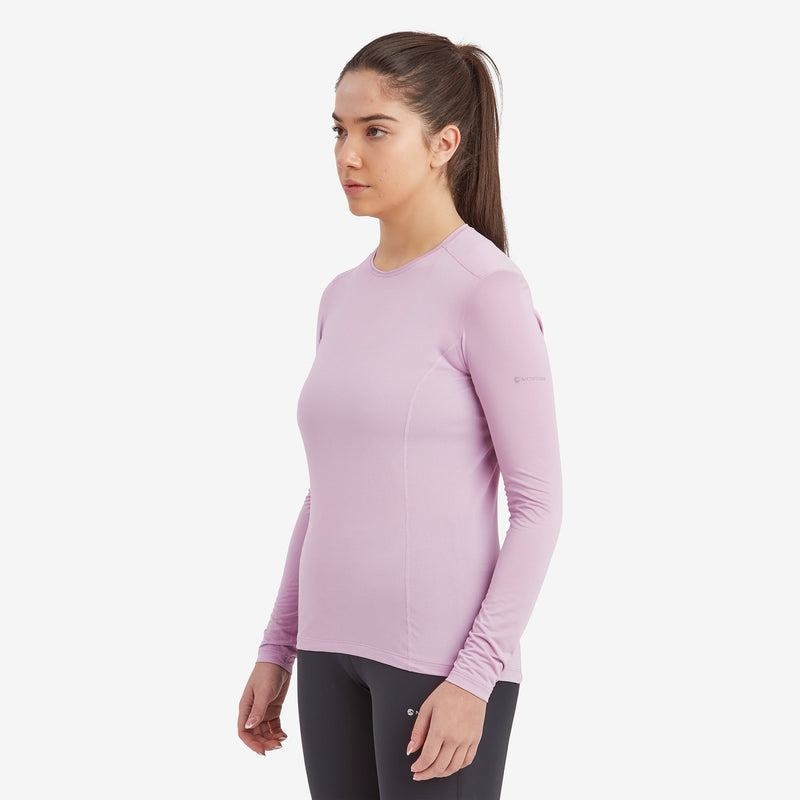 Grey Purple Montane Dart Lite Long Sleeve Women's T Shirts | IGX9526CC