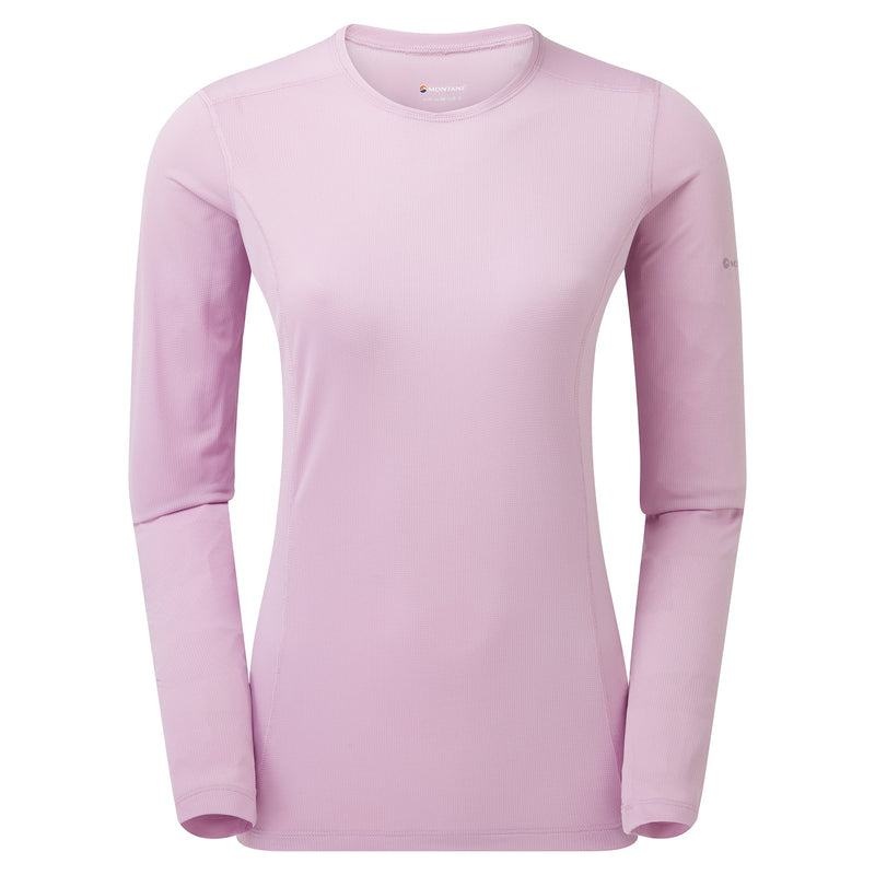 Grey Purple Montane Dart Lite Long Sleeve Women\'s T Shirts | IGX9526CC