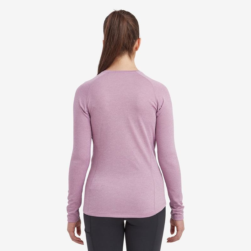 Grey Purple Montane Dart Long Sleeve Women's T Shirts | SLO8675AG