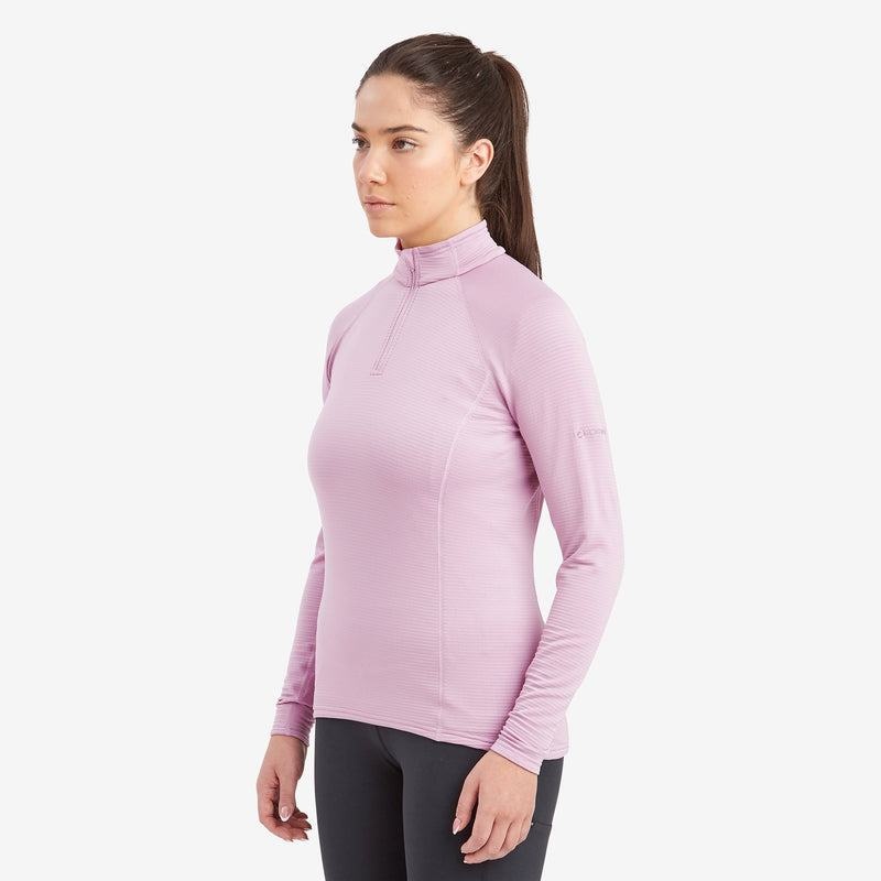 Grey Purple Montane Protium Lite Pull On Women's Fleece | DYJ9037MS