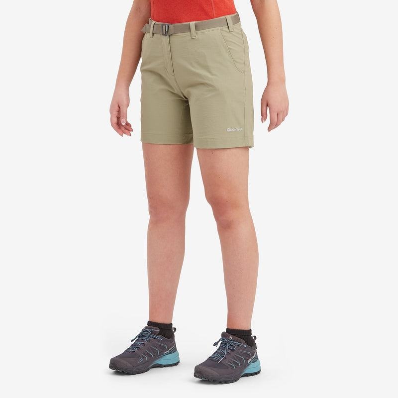 Khaki Montane Terra Stretch Lite Women's Shorts | BFT225ZG