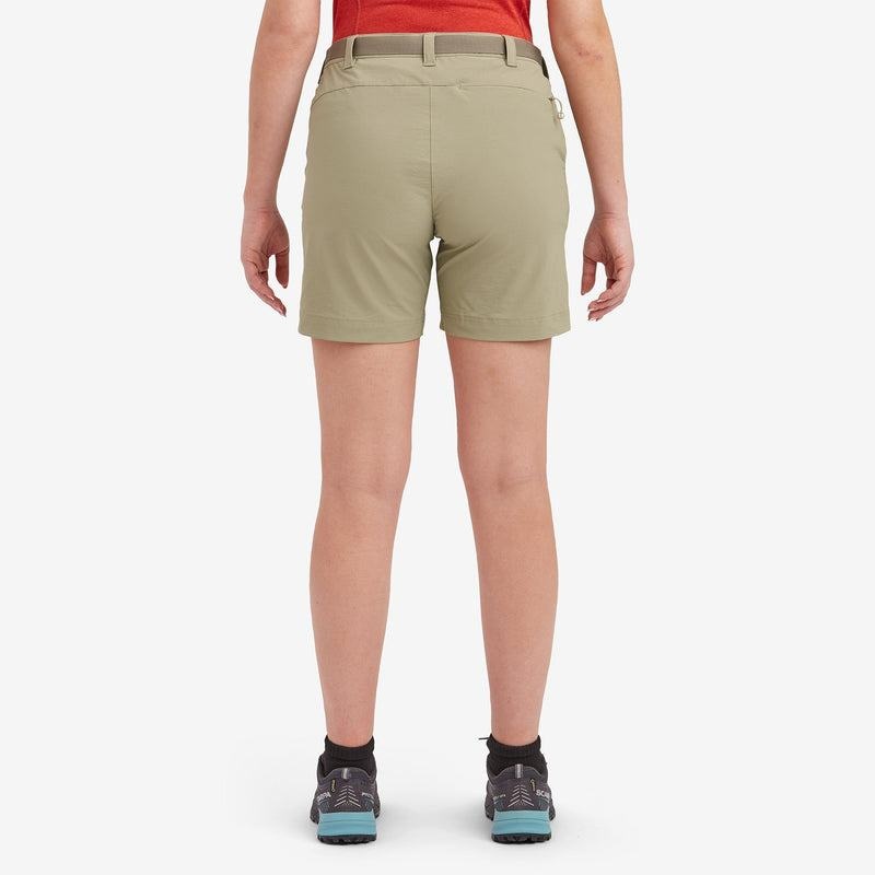 Khaki Montane Terra Stretch Lite Women's Shorts | BFT225ZG