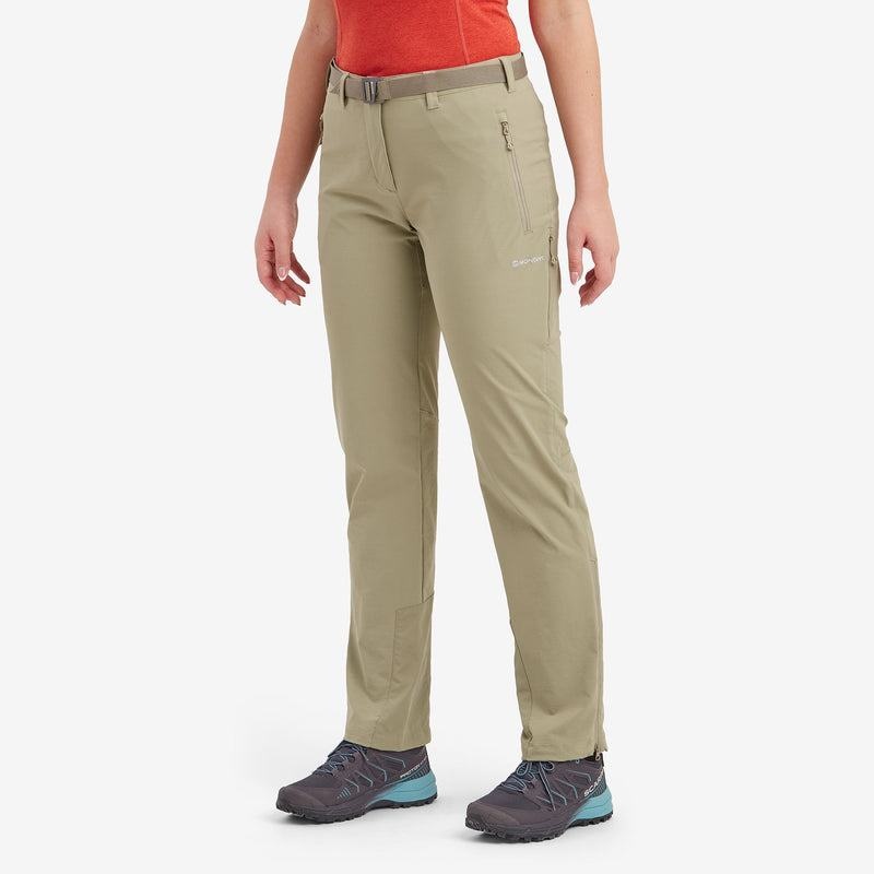 Khaki Montane Terra Stretch Women's Trousers | KOK8592JW