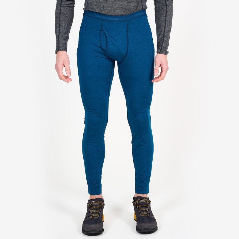 Navy Blue Montane Dart Thermo Long Johns Men's Leggings | JNS412KA