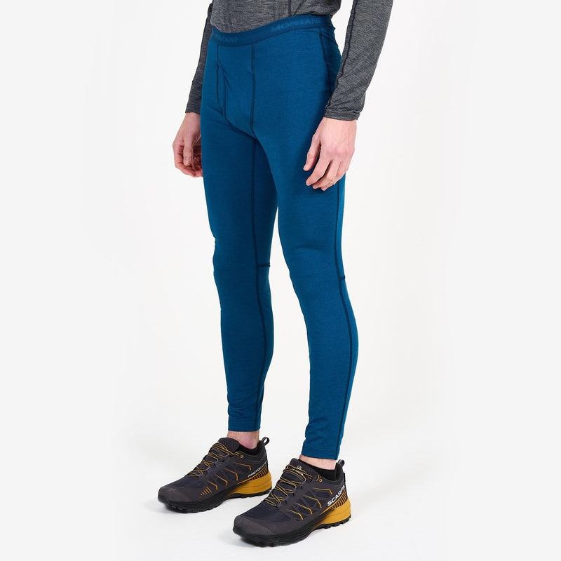 Navy Blue Montane Dart Thermo Long Johns Men's Leggings | JNS412KA