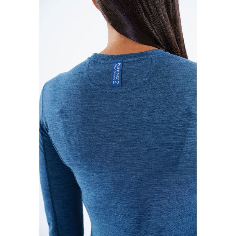 Navy Blue Montane Primino 140 Long Sleeve Women's T Shirts | OUV1530WE