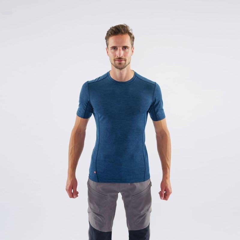 Navy Blue Montane Primino 140 Men's T Shirts | LOG798ZZ