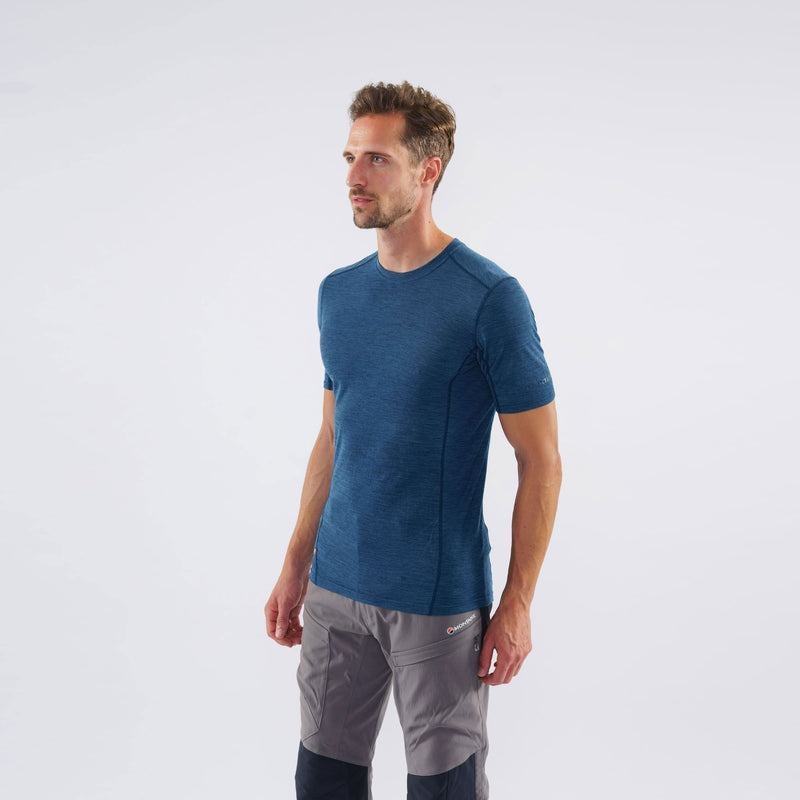 Navy Blue Montane Primino 140 Men's T Shirts | LOG798ZZ