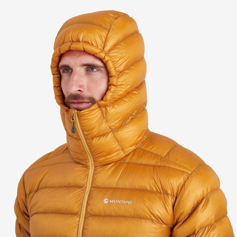 Orange Montane Alpine 850 Lite Hooded Men's Down Jackets | DTA1412EI