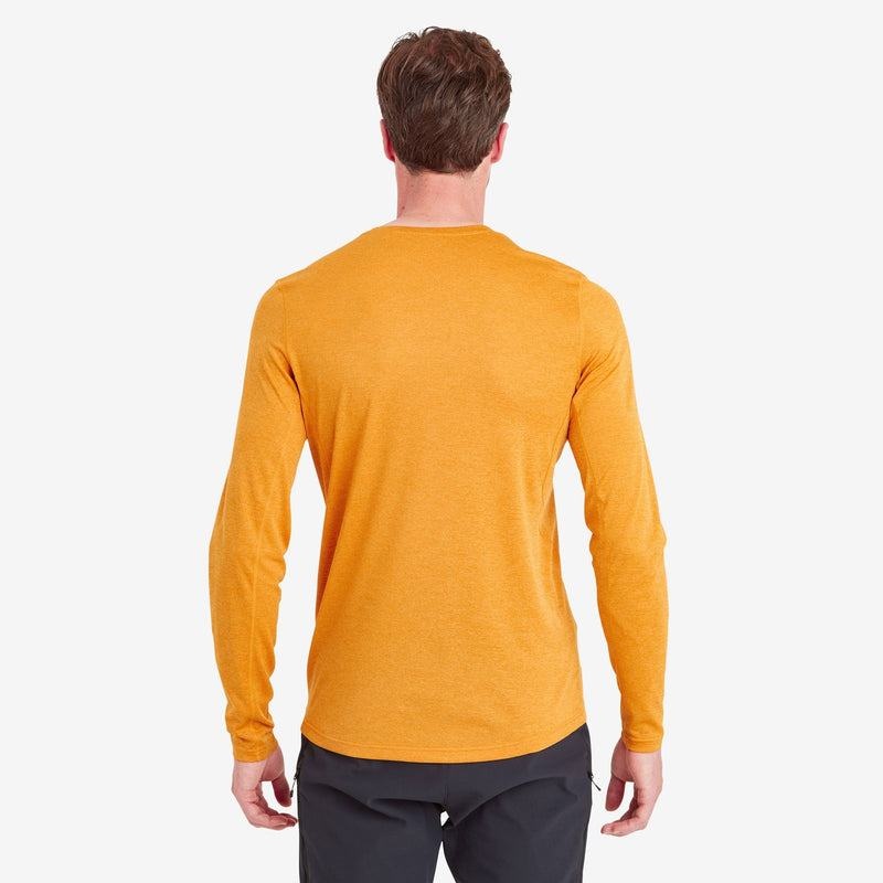 Orange Montane Dart Long Sleeve Men's T Shirts | LXS8766RO