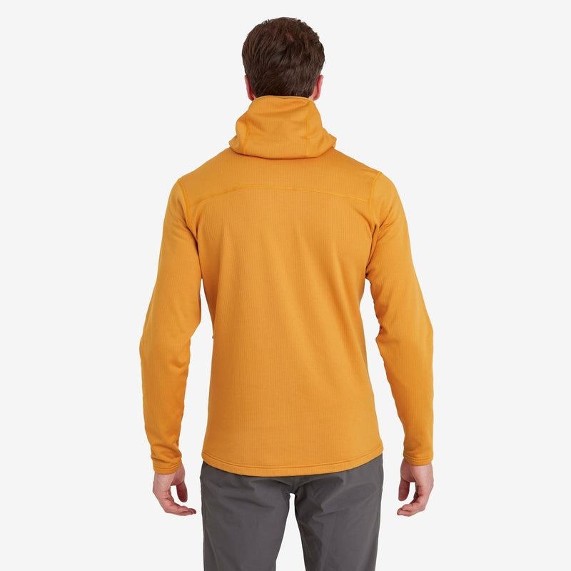 Orange Montane Protium Hooded Men's Fleece Jackets | LBJ1435TG