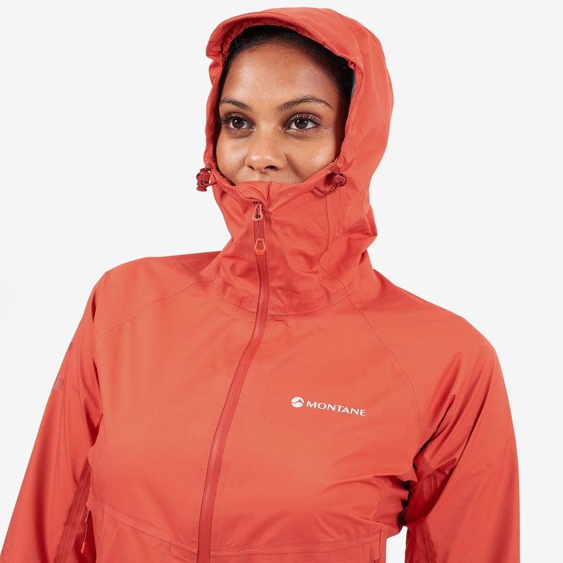 Orange Montane Spine Women's Waterproof Jackets | INA374HJ