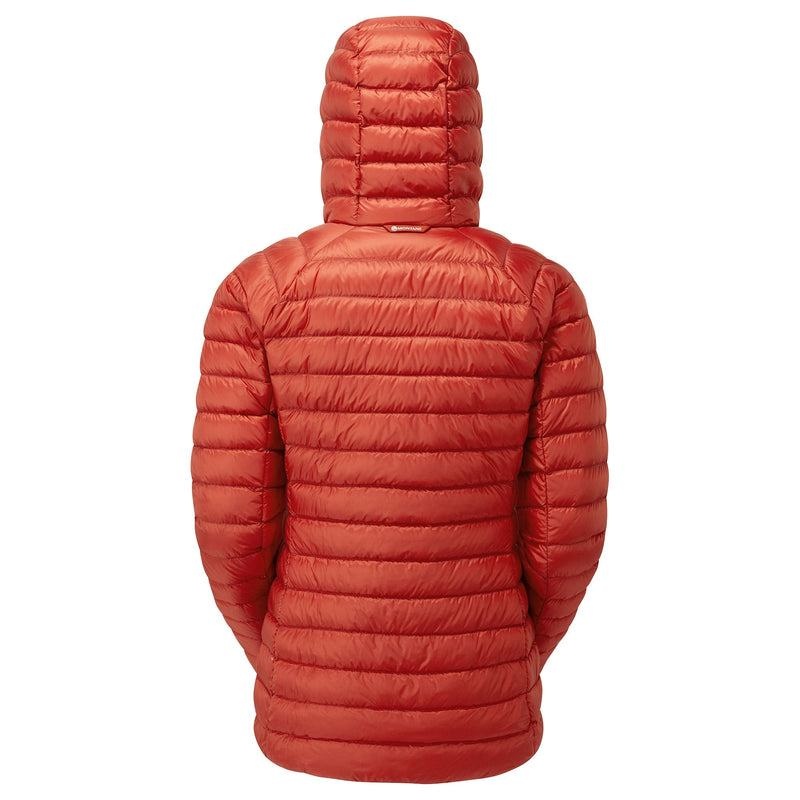 Orange Red Montane Anti-Freeze Hooded Women's Down Jackets | PLD59TE