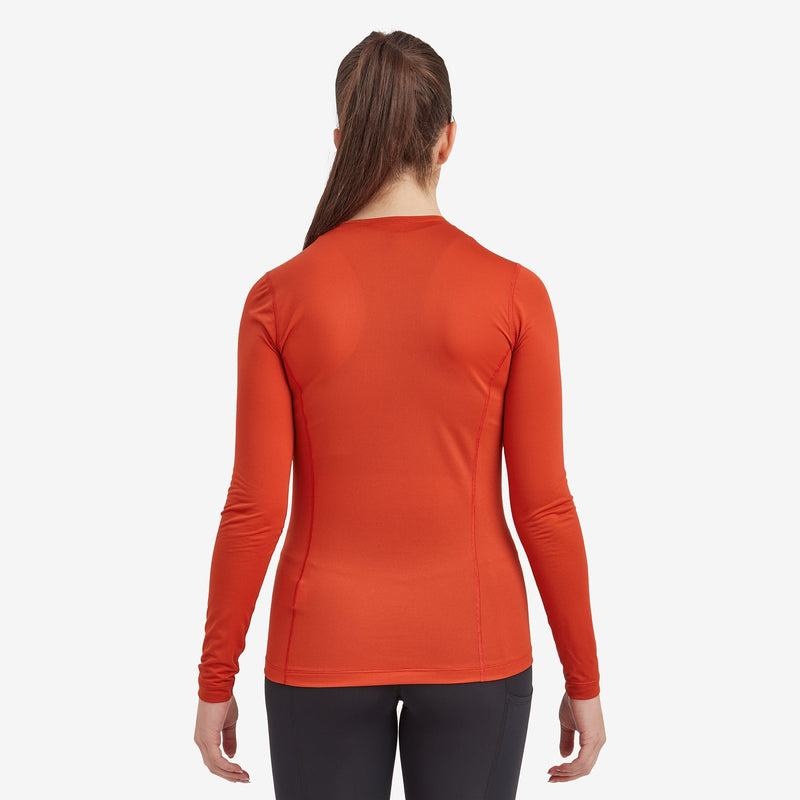 Orange Red Montane Dart Lite Long Sleeve Women's T Shirts | DKP1191QZ