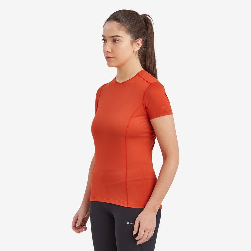 Orange Red Montane Dart Lite Women's T Shirts | OJN5411NU