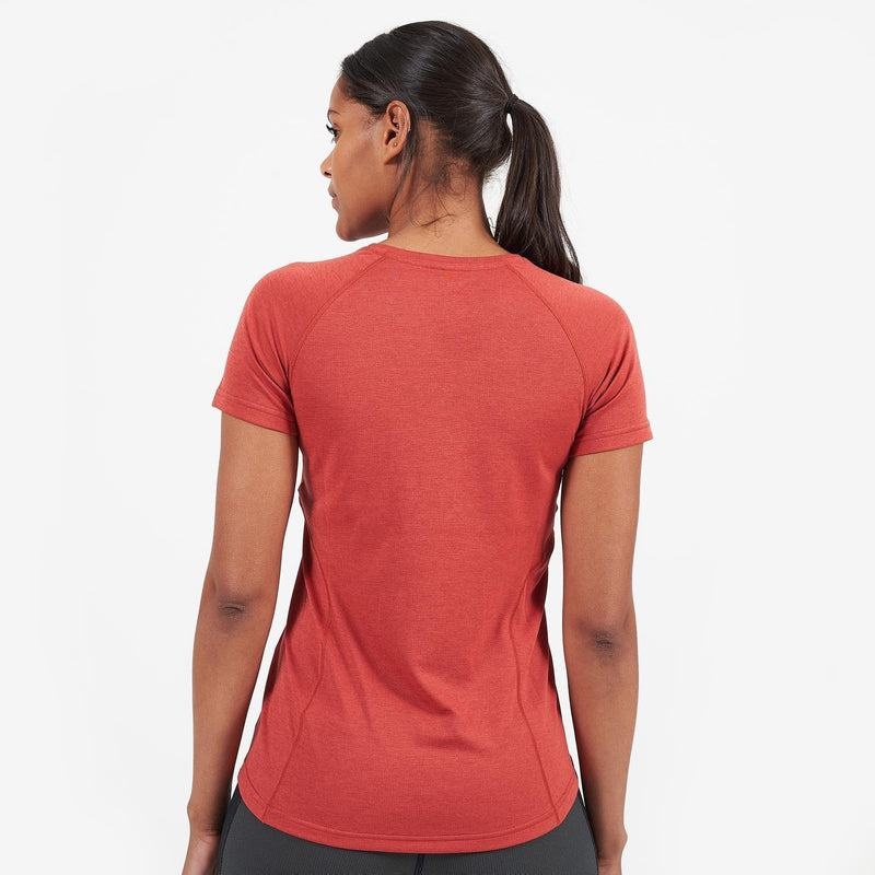 Orange Red Montane Dart Women's T Shirts | LZJ327XU