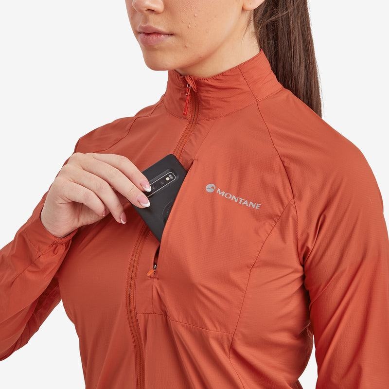 Orange Red Montane Featherlite Windproof Women's Jackets | DYN2274IH