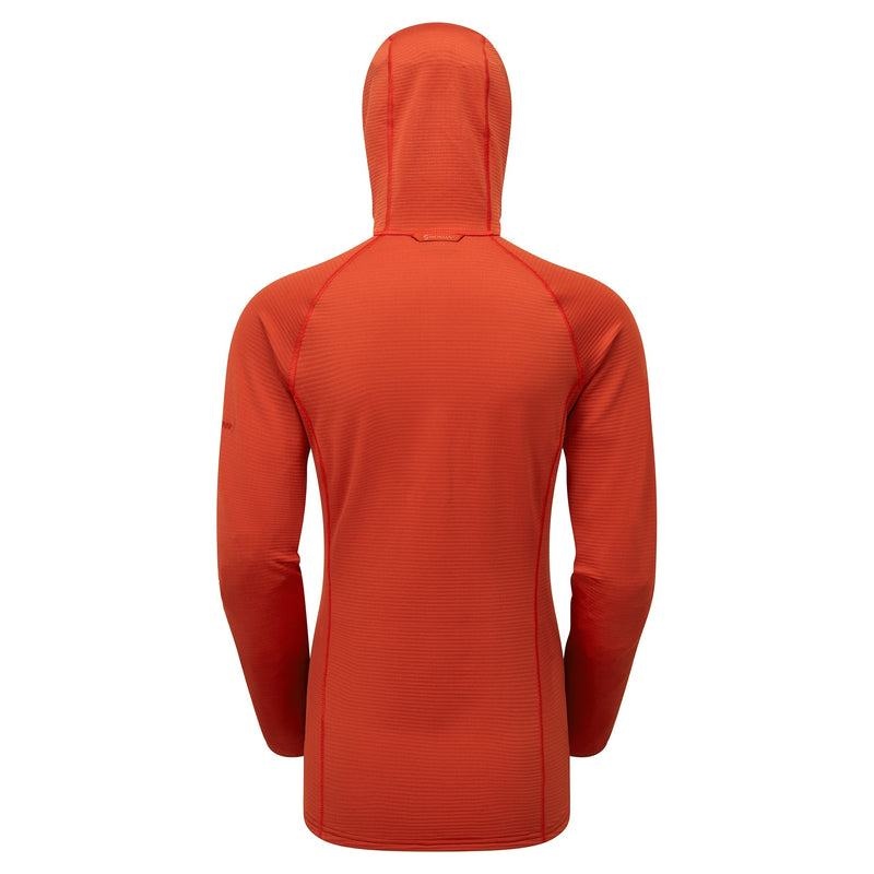 Orange Red Montane Protium Lite Hooded Pull On Women's Fleece | PPB9591ZZ