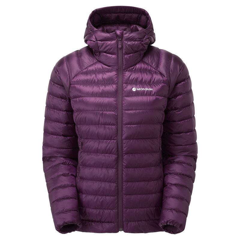 Purple Montane Anti-Freeze Hooded Women\'s Down Jackets | MHB3216VW