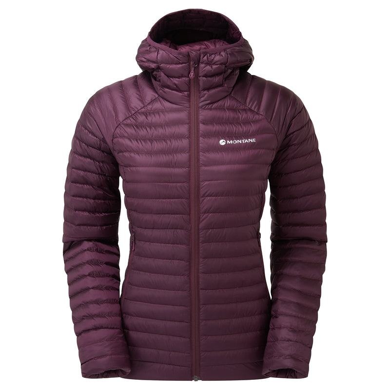 Purple Montane Anti-Freeze Lite Hooded Women\'s Down Jackets | VFH8912UA