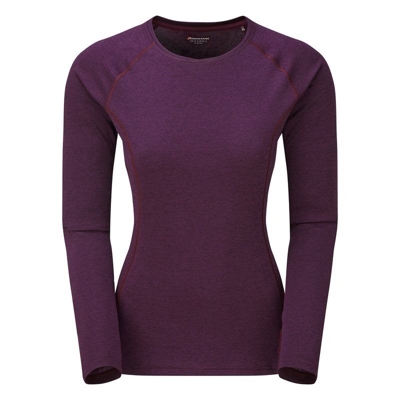 Purple Montane Dart Long Sleeve Women\'s T Shirts | TOT9594OY